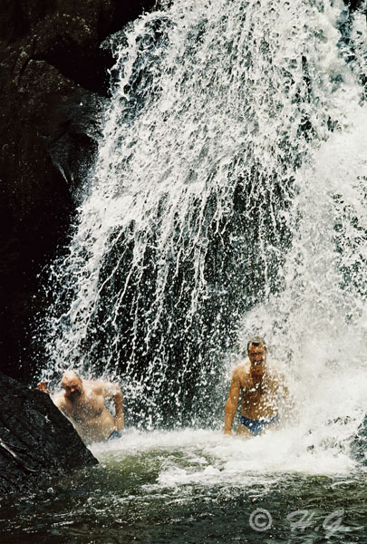 Wasserfall im Dschungel